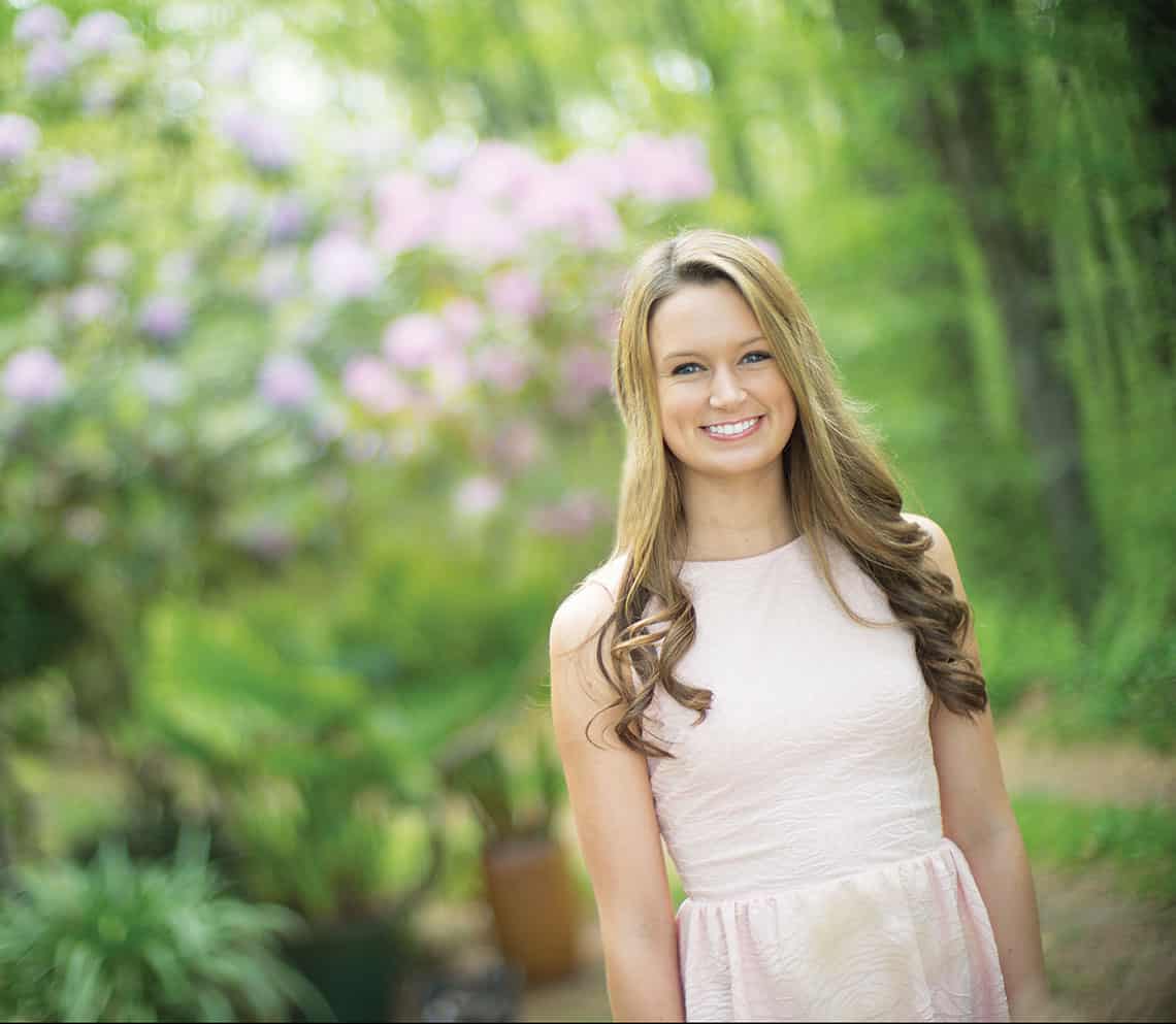 Young woman smiling